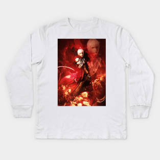 Devil May Cry 3 super dante Kids Long Sleeve T-Shirt